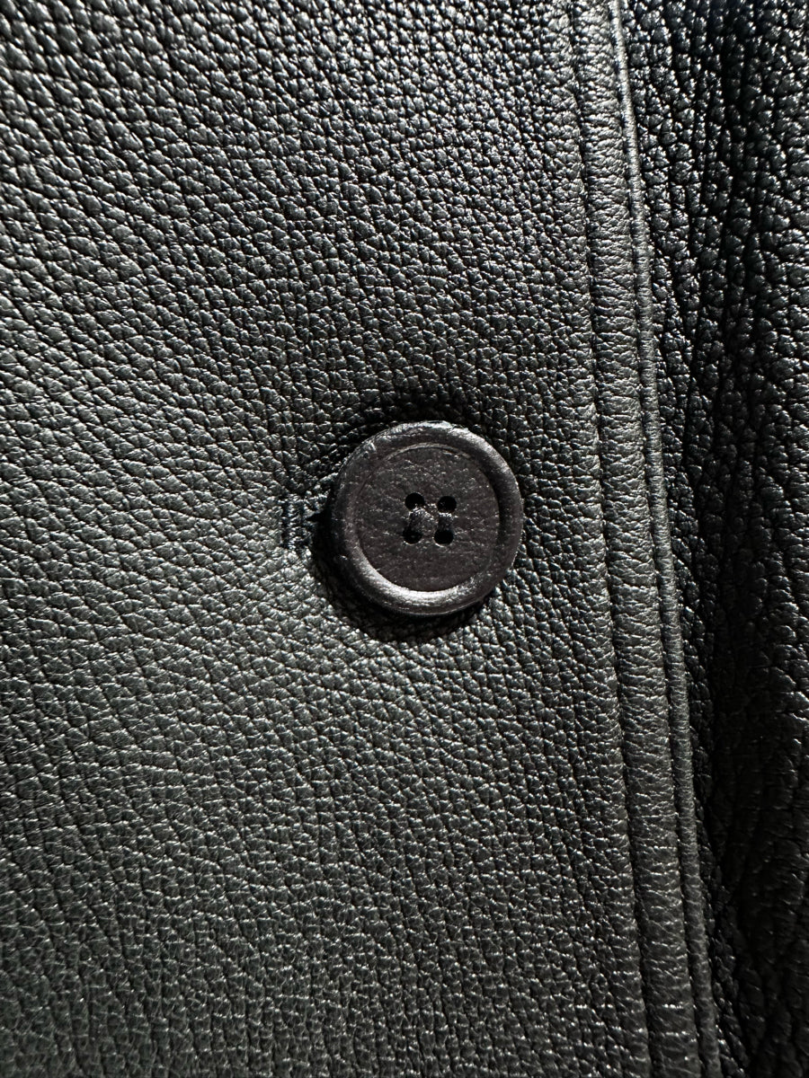 Acne Studios Lamb Leather Trench Coat (FN-WN-LEAT000445)