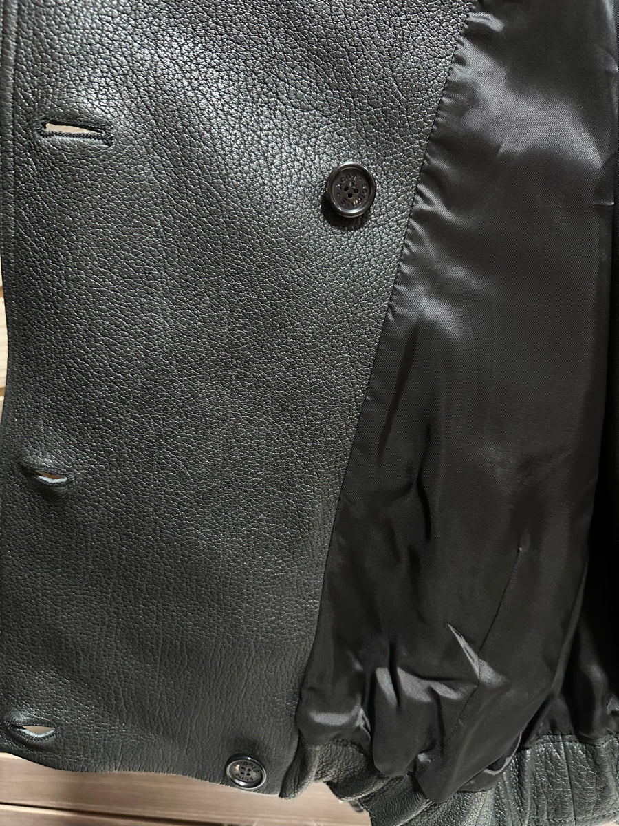 Acne Studios Lamb Leather Trench Coat (FN-WN-LEAT000445)