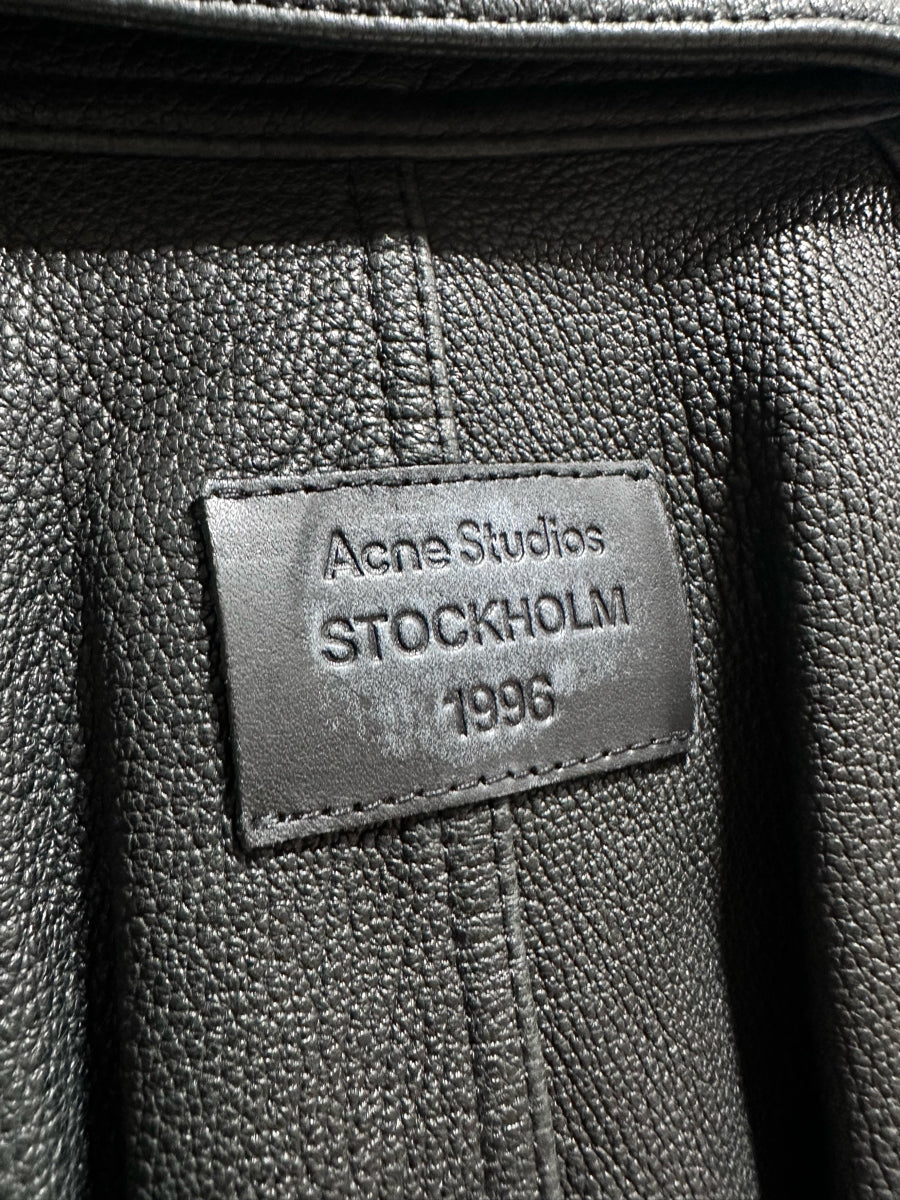 Acne Studios Lamb Leather Trench Coat (FN-WN-LEAT000445)