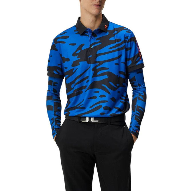 J.Lindeberg Tour Tech Regular Fit Print Polo Shirt (GMJT09167)