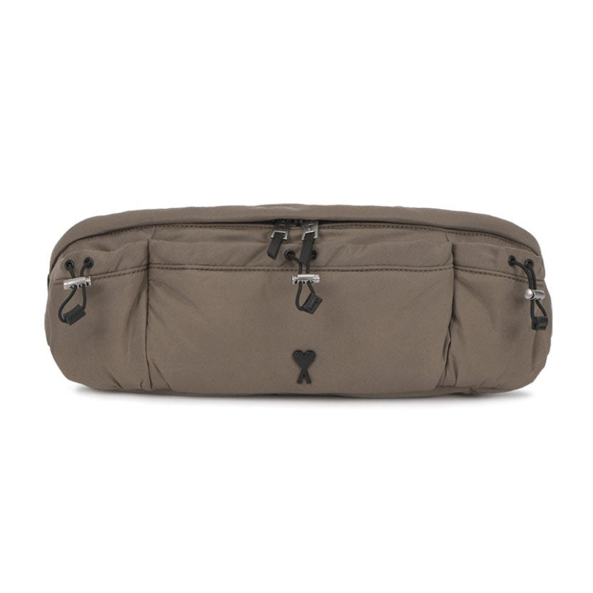 AMI Paris Technical Belt Bag with Zipped Pockets (ULL403.AW0021)