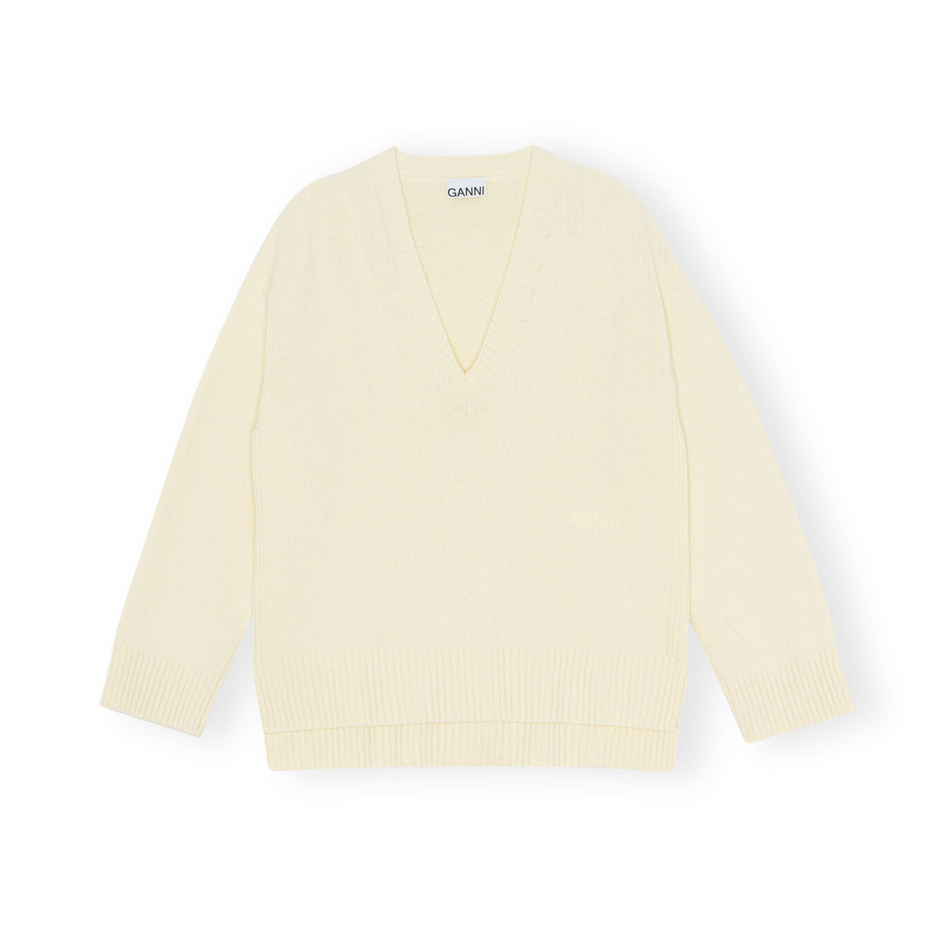 GANNI Logo Crewneck Sweatshirt (K1760)