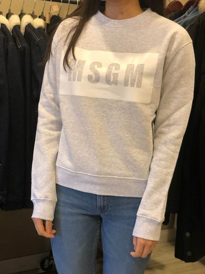 MSGM Milano Box Logo Sweatshirt (2542MDM196)