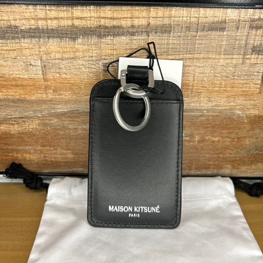 Maison Kitsuné Leather Card Holder Lanyard (MM05348LC0043)