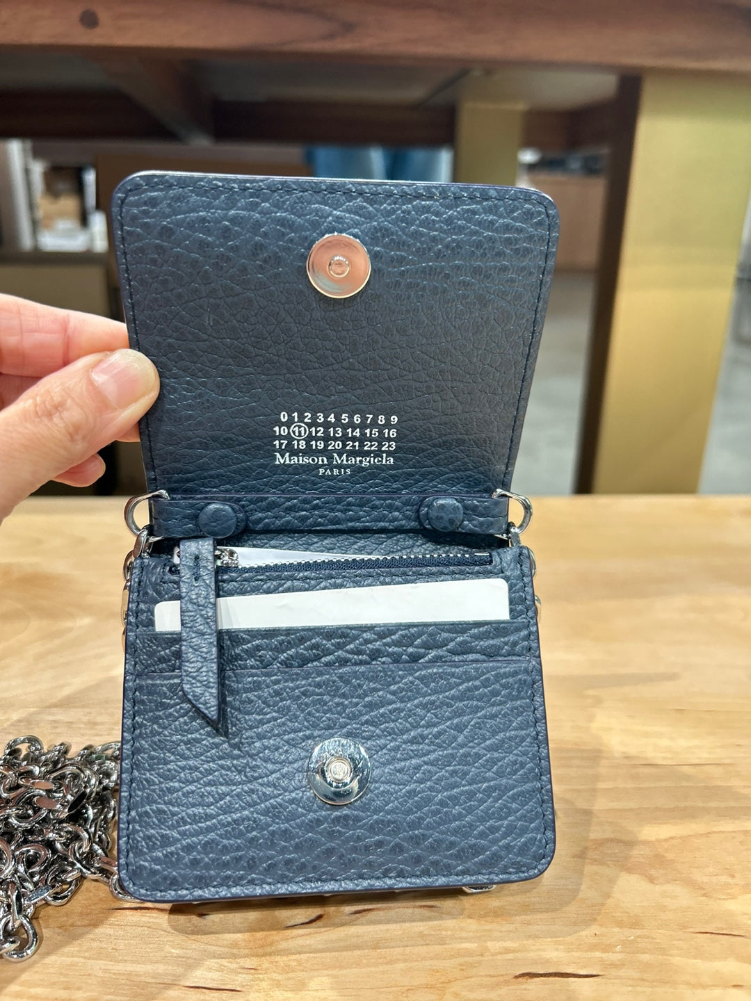 Maison Margiela FOUR STITCHES CHAIN WALLET (SA3UI0009 P4455)