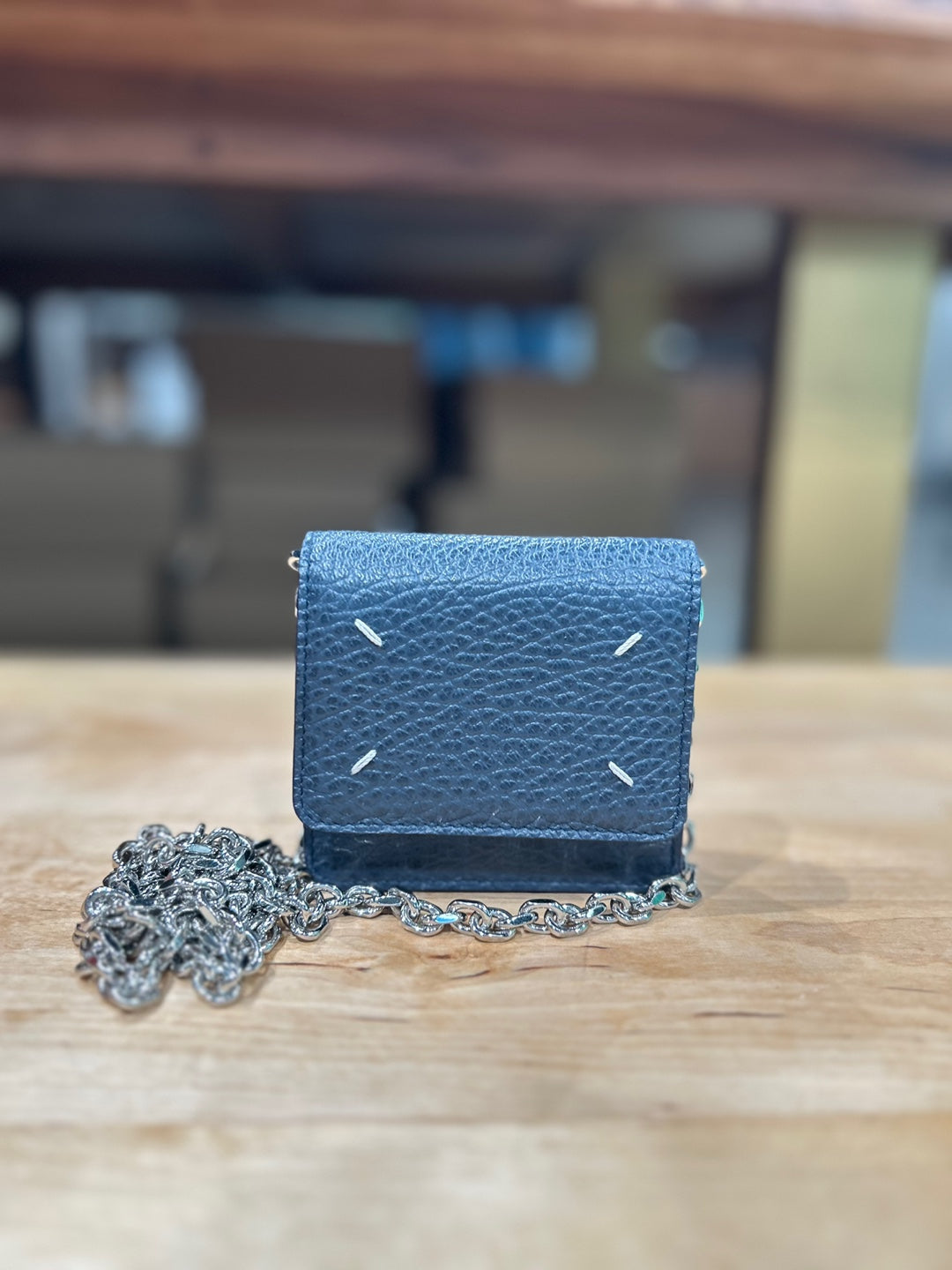 Maison Margiela FOUR STITCHES CHAIN WALLET (SA3UI0009 P4455)