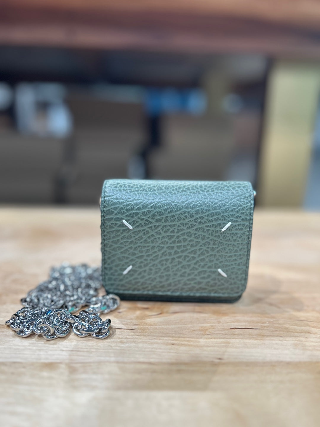 Maison Margiela FOUR STITCHES CHAIN WALLET (SA3UI0009 P4455)