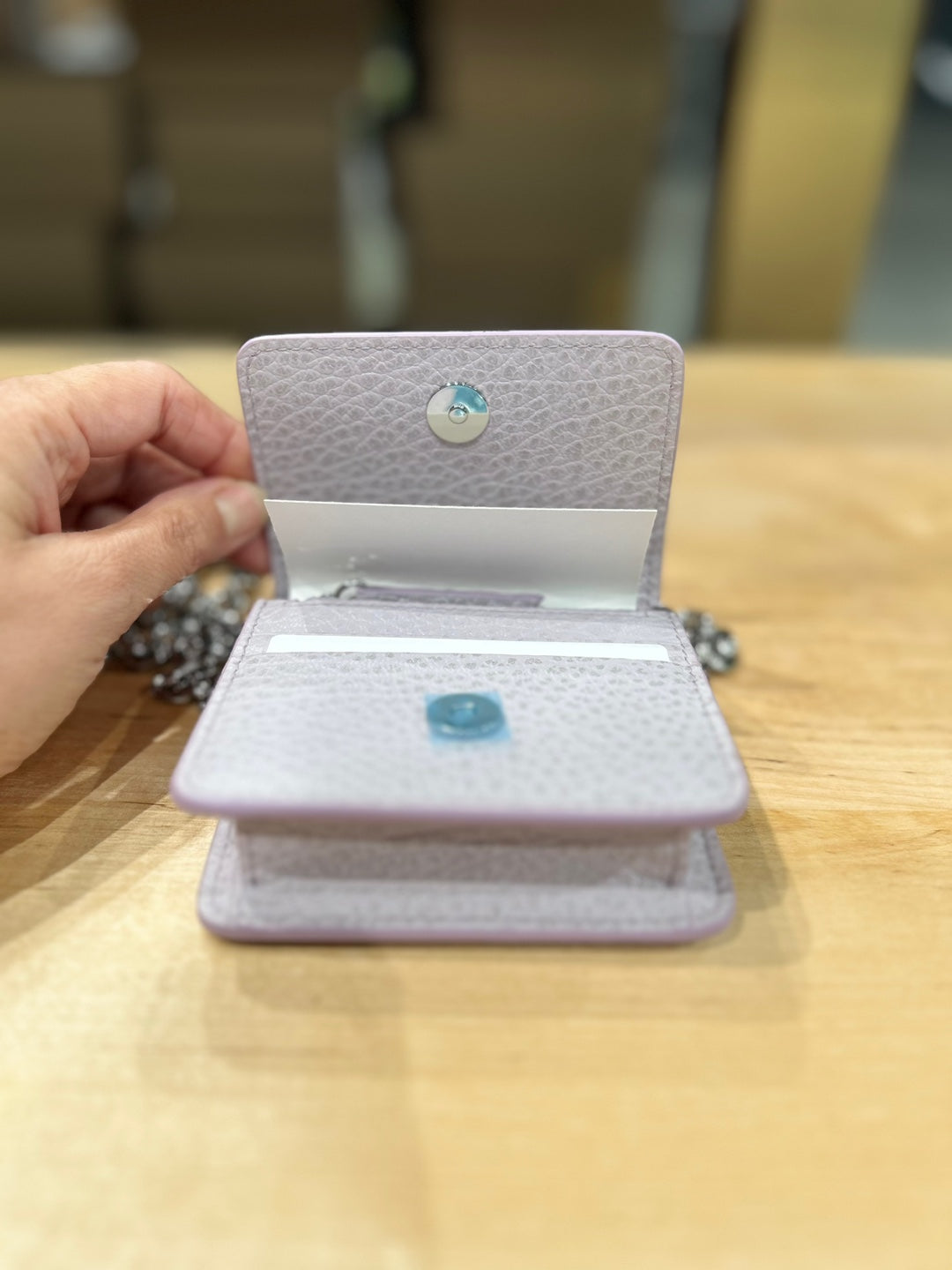 Maison Margiela FOUR STITCHES CHAIN WALLET (SA3UI0009 P4455)