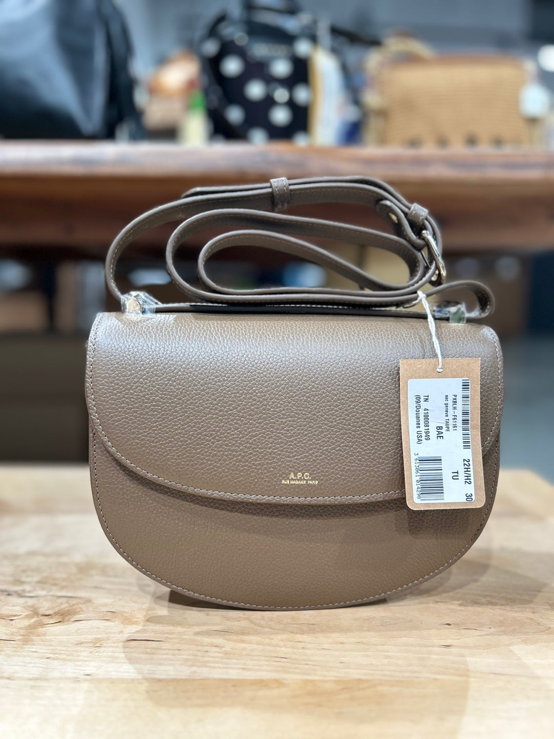 A.P.C. Demi-Lune Shoulder Bag (PXBLH-F61161)