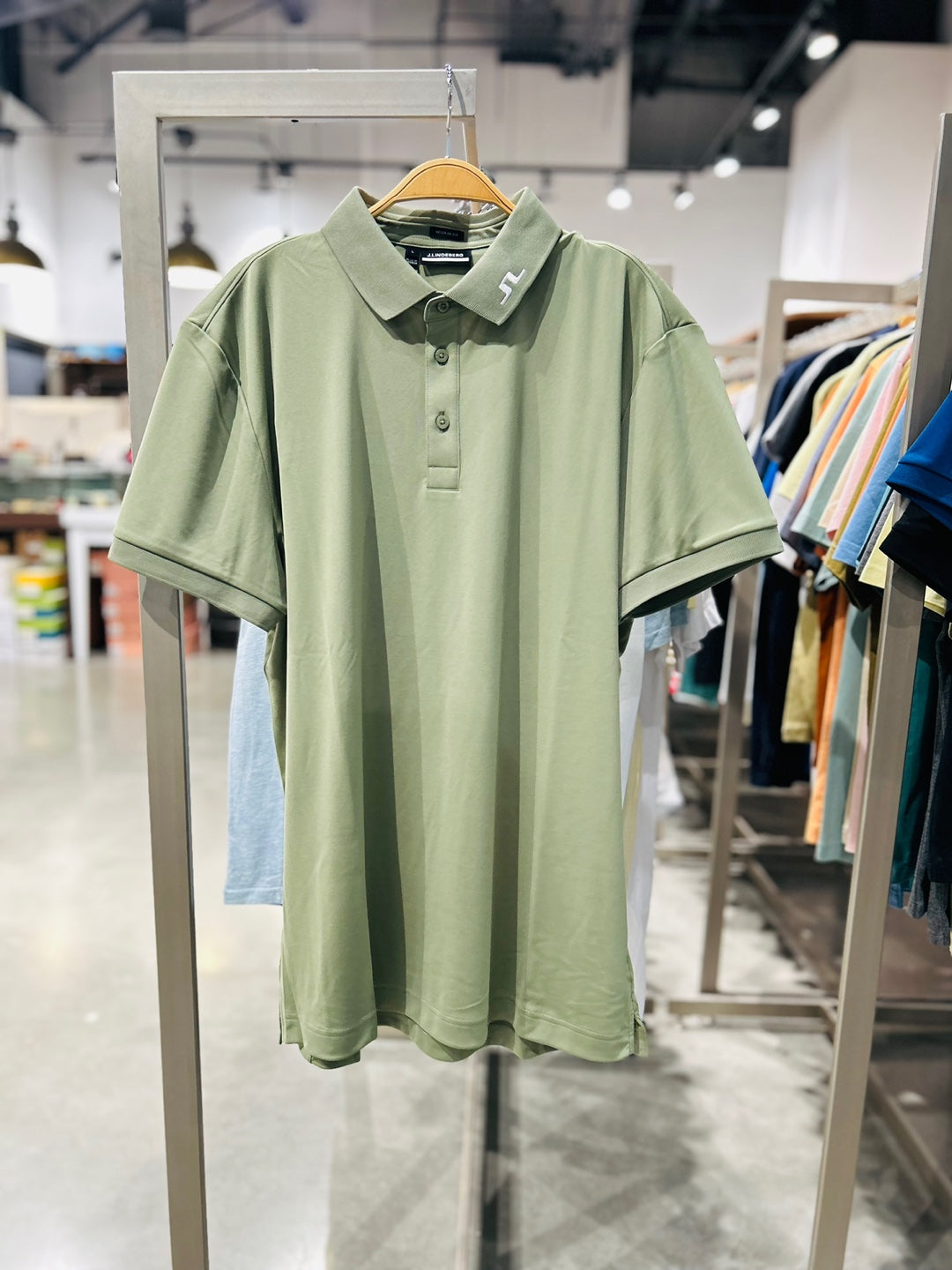 J.Lindeberg KV Regular Fit Print Polo Shirt (GMJT11526)