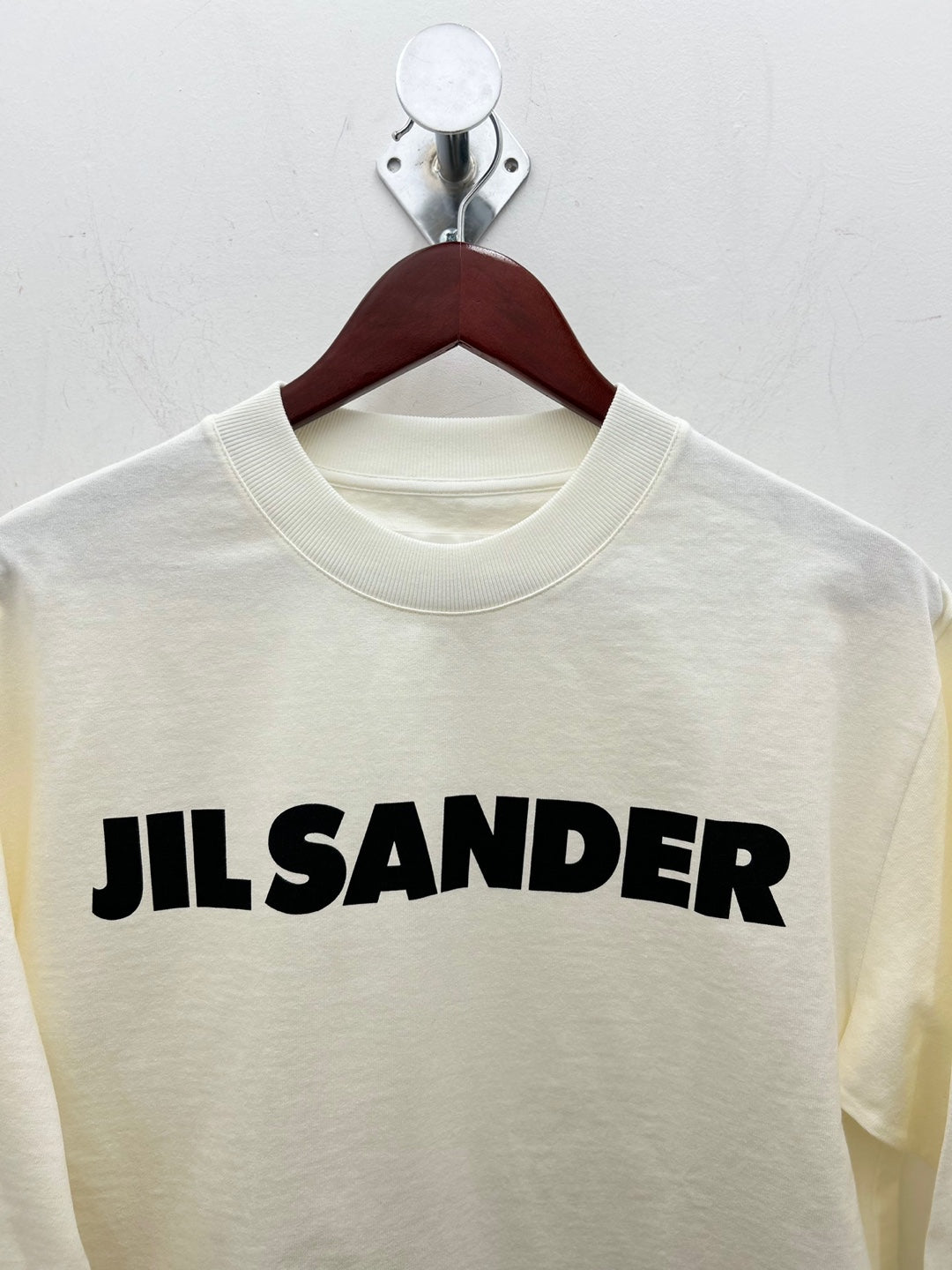 Jil Sander Long Sleeve Logo T-Shirt (J02GC0107 J45148)