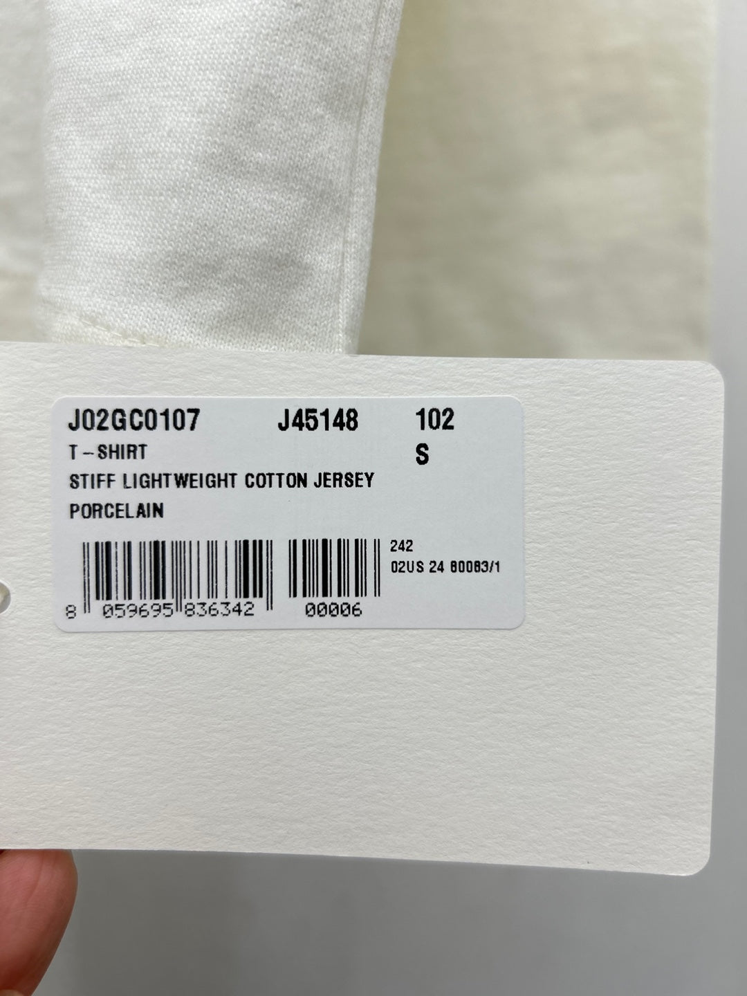 Jil Sander Long Sleeve Logo T-Shirt (J02GC0107 J45148)