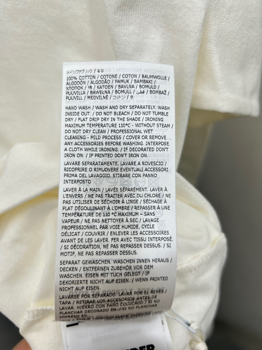 Jil Sander Long Sleeve Logo T-Shirt (J02GC0107 J45148)