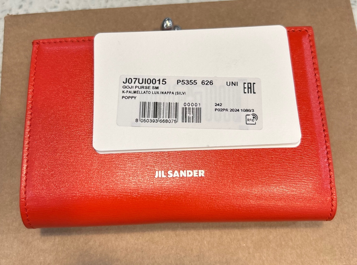 Jil Sander Goji Small Purse (J07UI0015 P5355)