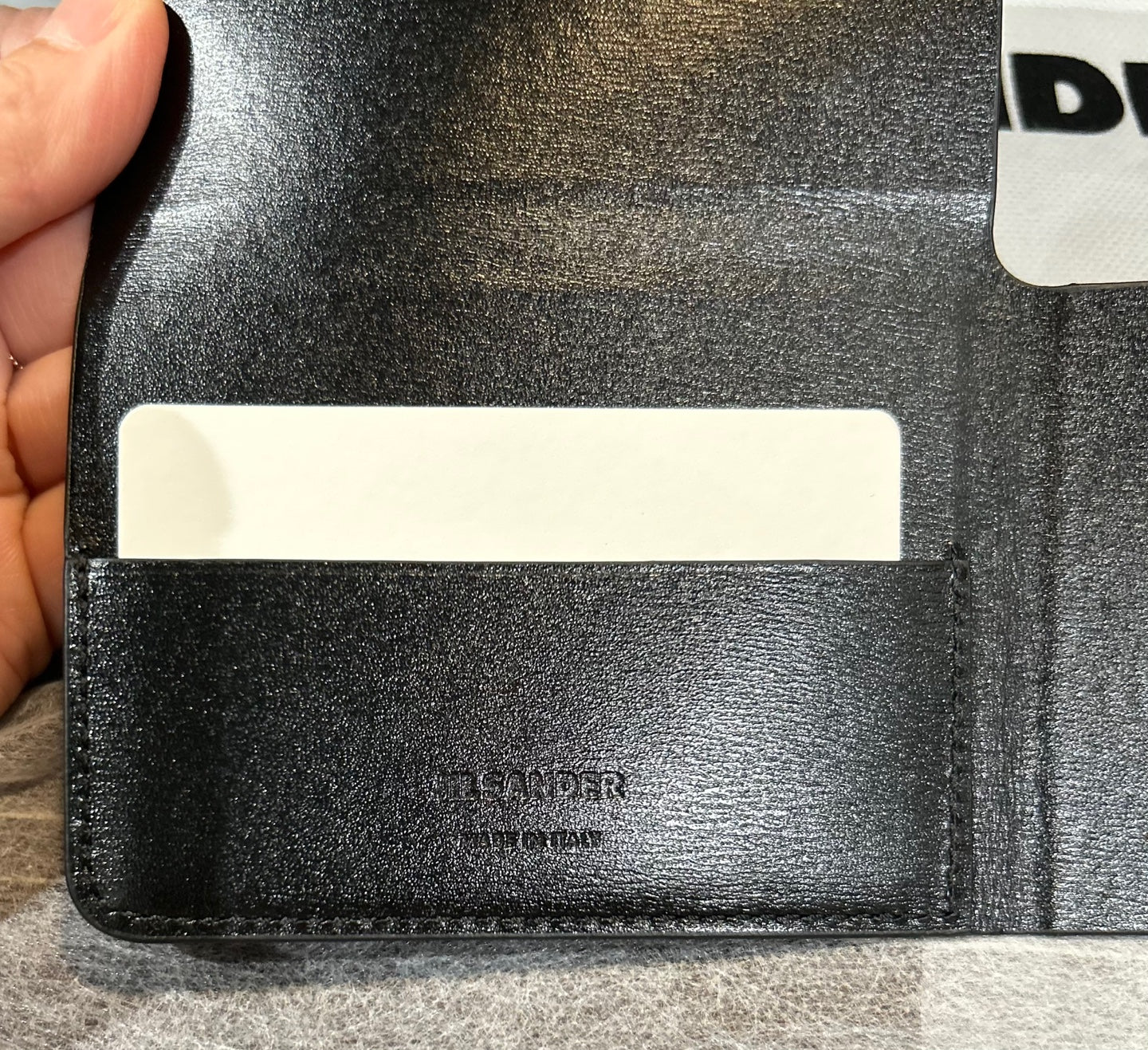 Jil Sander Folded Card Holder (J07UI0012 P4840)