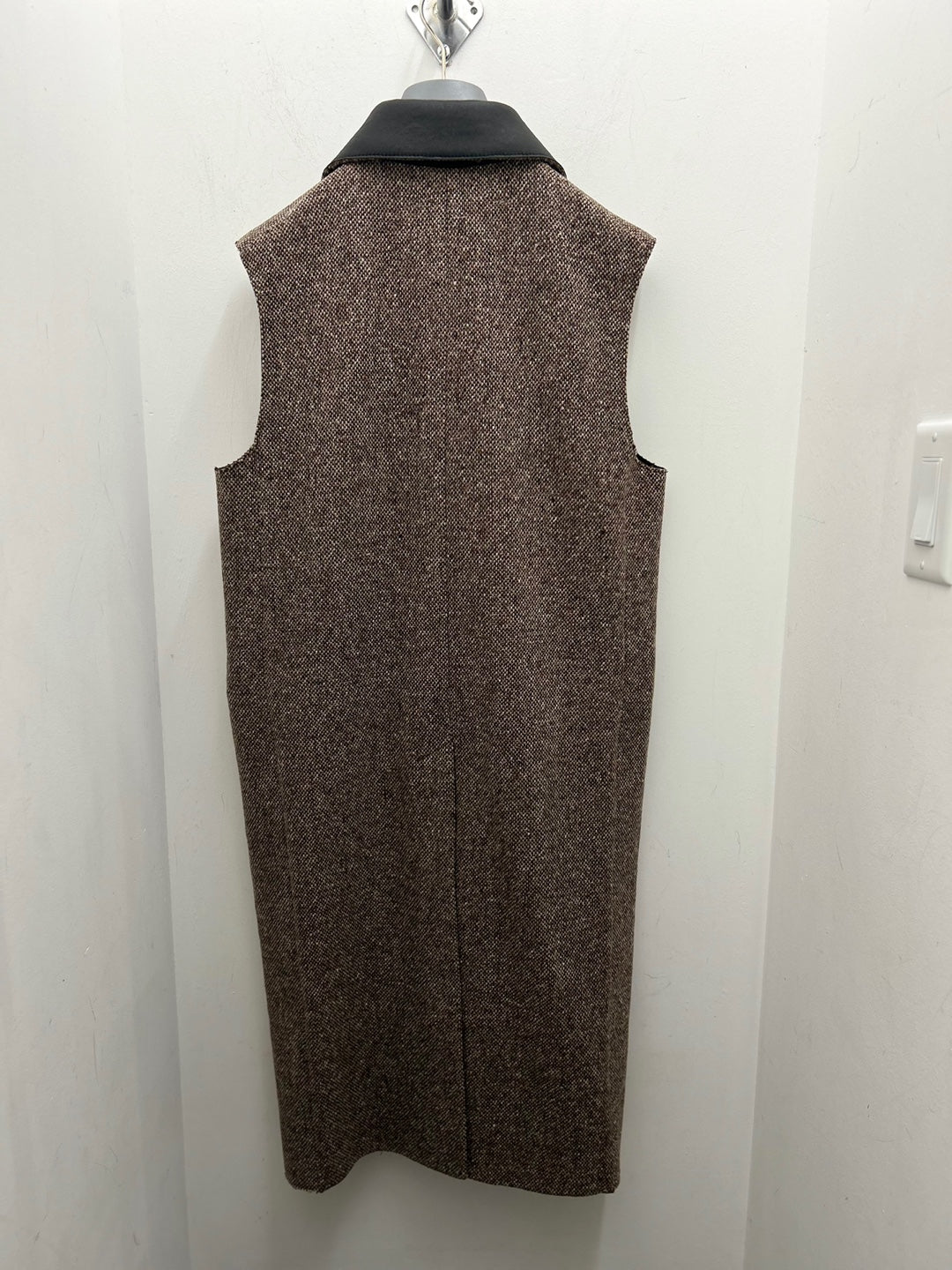MARNI SLEEVELESS WOOL TWEED COAT (GLMX0068QU ULA736)