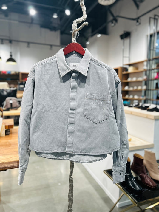 AMI Paris Denim Pocket Shirt (FSH134.DE0028)