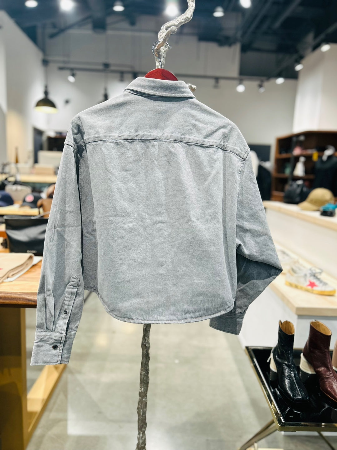 AMI Paris Denim Pocket Shirt (FSH134.DE0028)