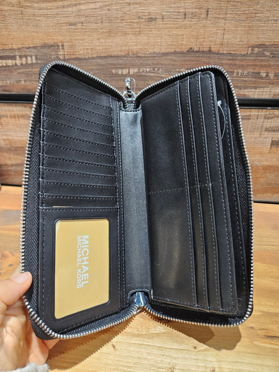 Michael Kors Jet Set Travel Logo LG Continental Wallet (35F8GTVT3B)