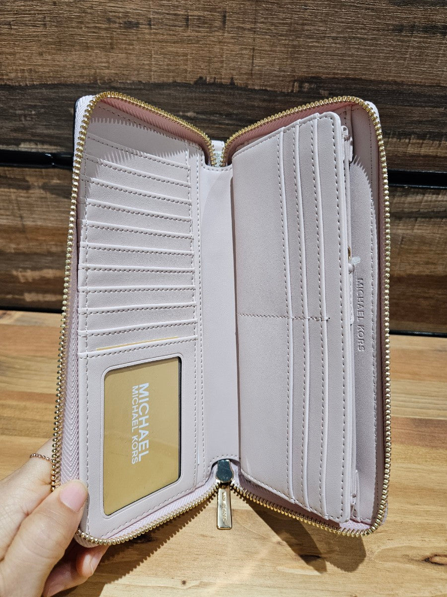 Michael Kors Jet Set Travel Logo LG Continental Wallet (35F8GTVT3B)