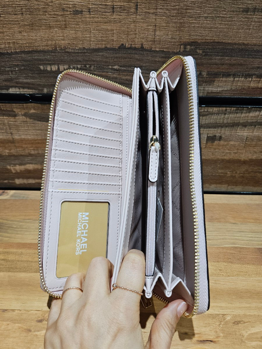 Michael Kors Jet Set Travel Logo LG Continental Wallet (35F8GTVT3B)