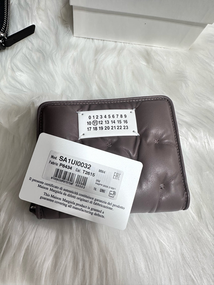 Maison Margiela Glam Slam Zip Around Compact Wallet (SA1UI0032 P6434)