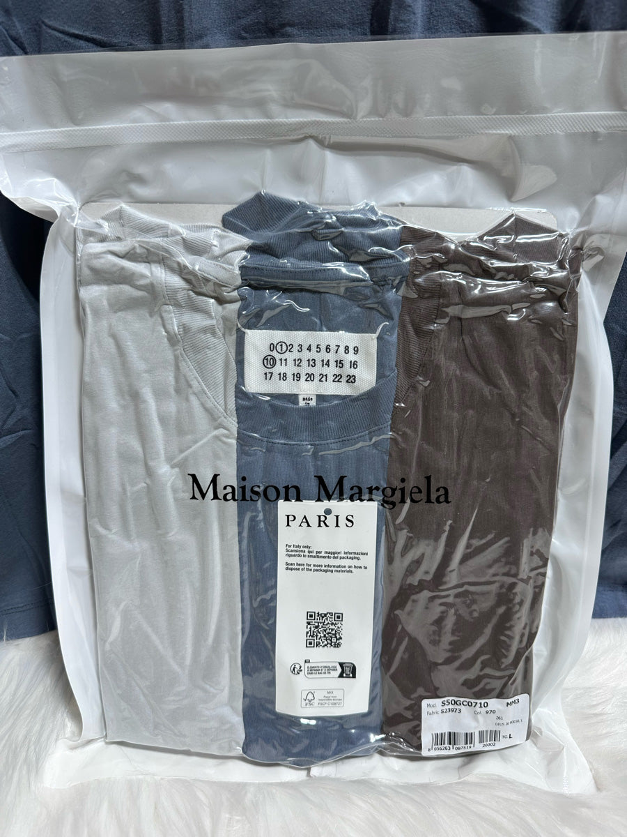 Maison Margiela 3-Pack Organic Jersey T-Shirt (S50GC0710 S23973)