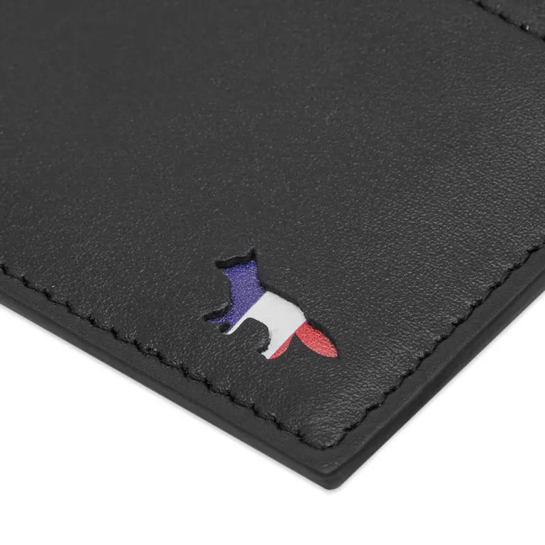 Maison Kitsuné Tricolor Fox Long Zipped Card Holder (JU05332LC0031)
