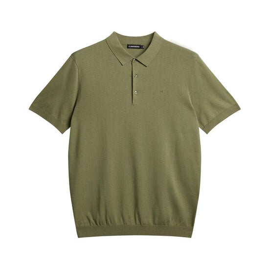 J.Lindeberg Ridge Rayon Silk Polo Shirt (FMKW10347)