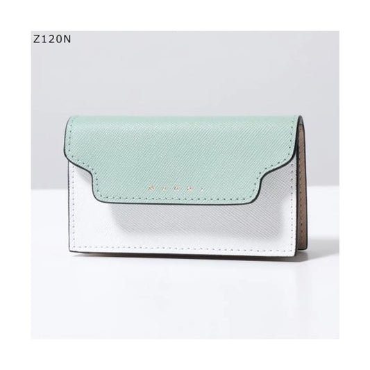 MARNI TRICOLOR LEATHER WALLET (PFMOQ14U07)