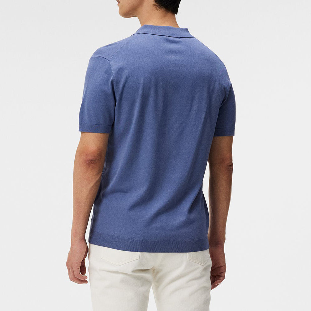 J.Lindeberg Ridge Rayon Silk Polo Shirt (FMKW10347)