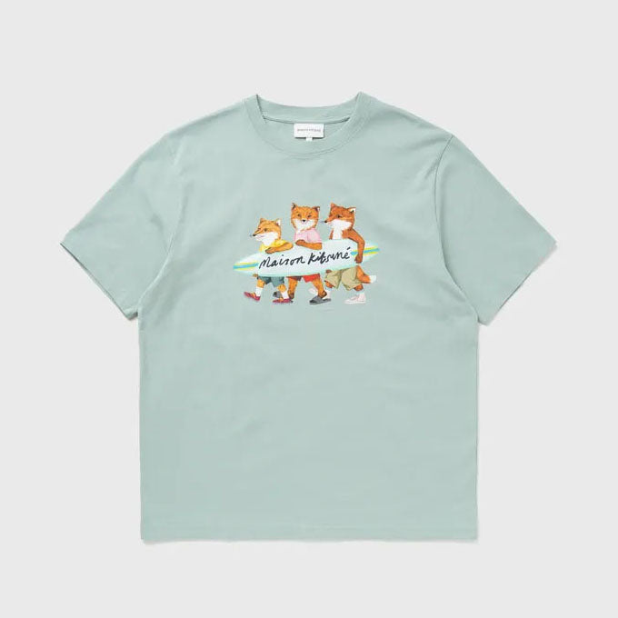 Maison Kitsuné Surfing Foxes Comfort T-Shirt (MM00120KJ0118)
