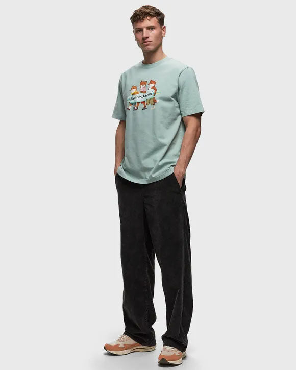 Maison Kitsuné Surfing Foxes Comfort T-Shirt (MM00120KJ0118)