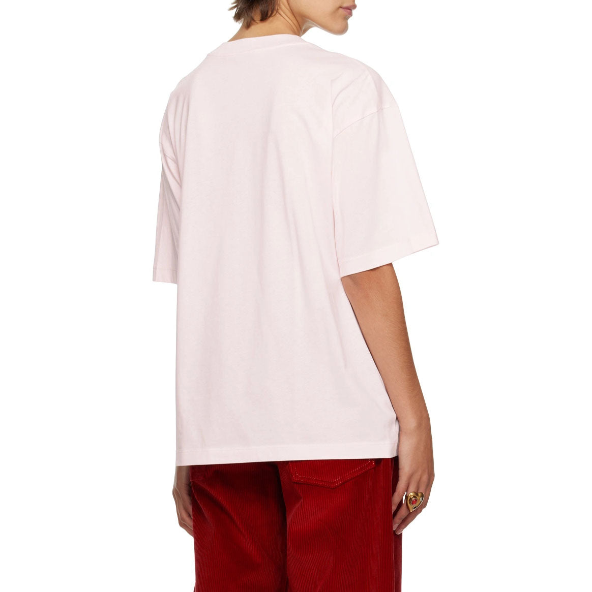 Marni Painted Logo Melange Cotton Jersey (THJET49EPI USCU64)