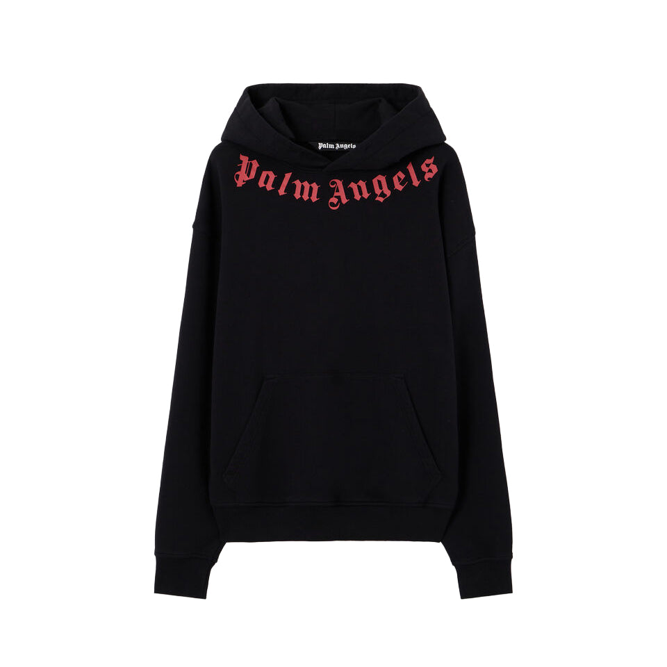 Palm Angels Neck Logo Regular Hoodie PMBB17DS26FLE007