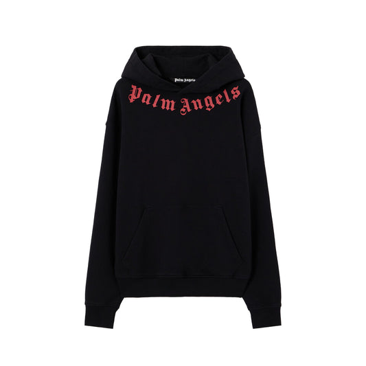 Palm Angels Neck Logo Regular Hoodie PMBB17DS26FLE007