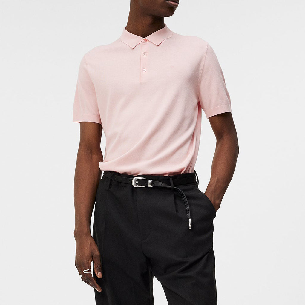 J.Lindeberg Ridge Rayon Silk Polo Shirt (FMKW10347)