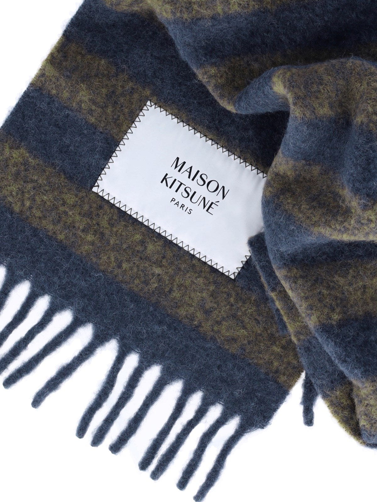Maison Kitsuné Rugby Stripes Scarf (LM06202WA0019)