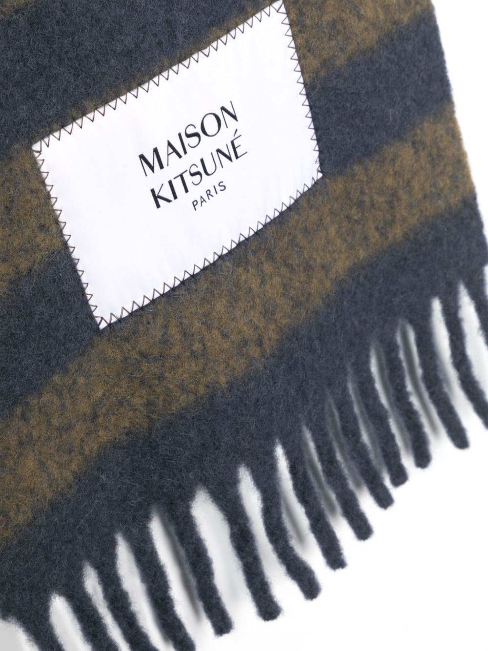 Maison Kitsuné Rugby Stripes Scarf (LM06202WA0019)