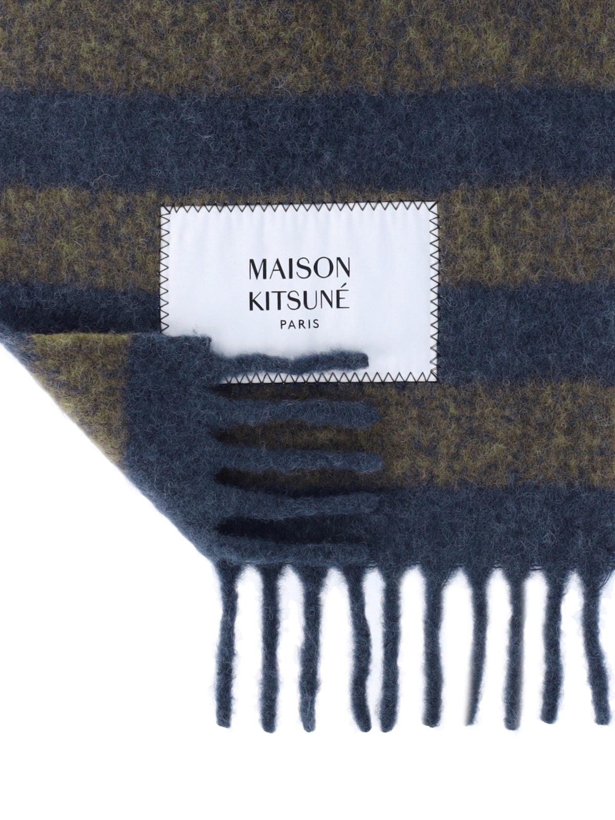 Maison Kitsuné Rugby Stripes Scarf (LM06202WA0019)