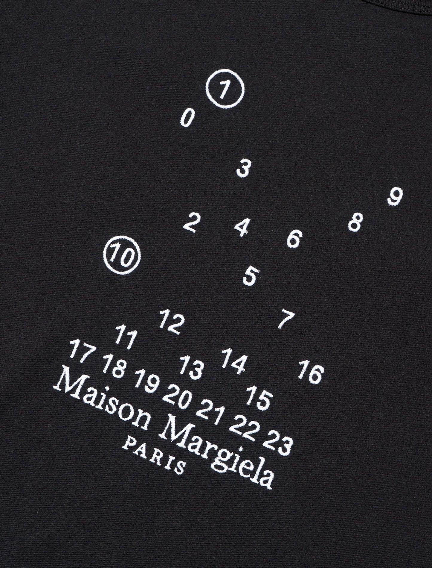 Maison Margiela Numerics Logo T-Shirt (S50GC0684 S22816)