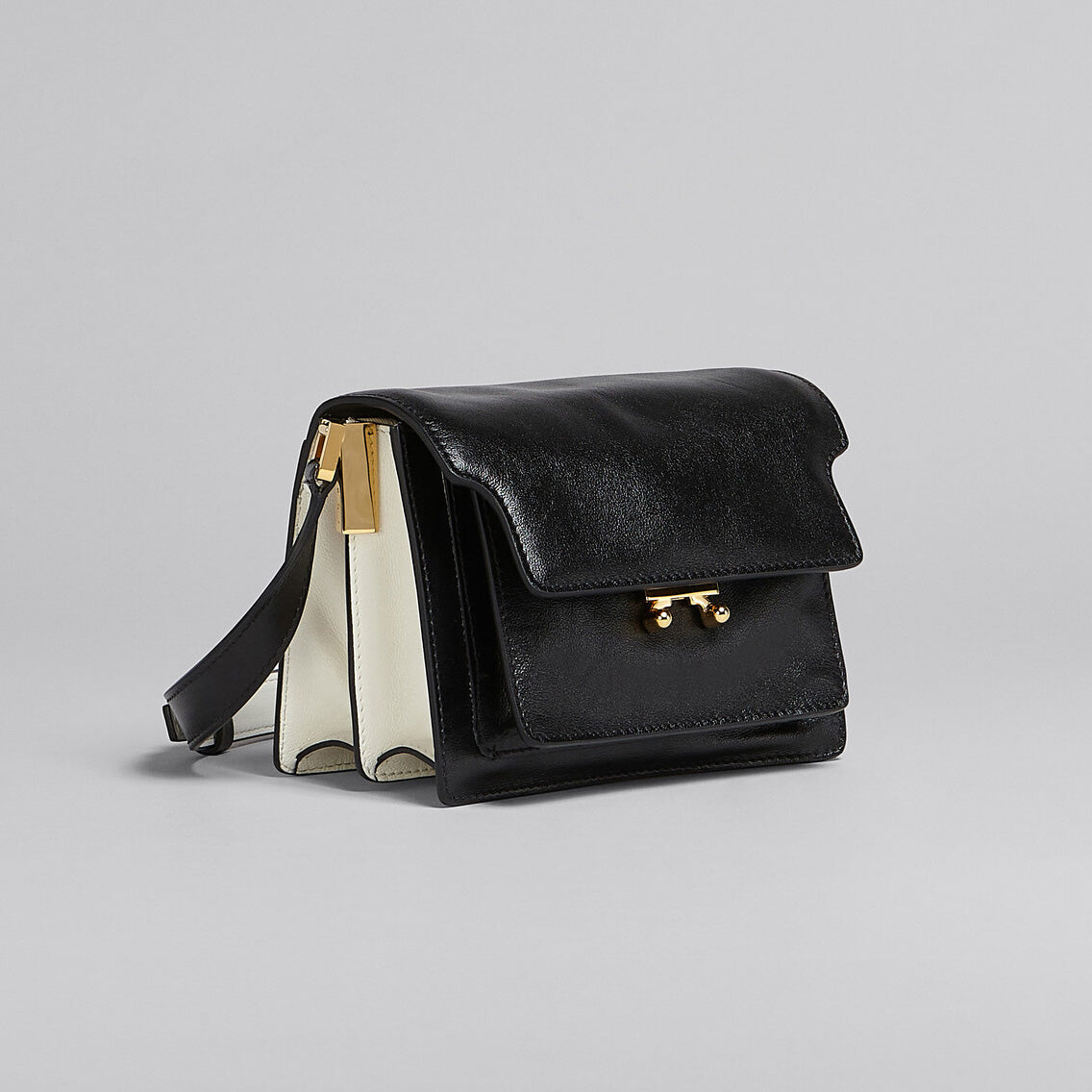Marni Trunk Soft Mini Leather Shoulder Bag (SBMP0075U3)