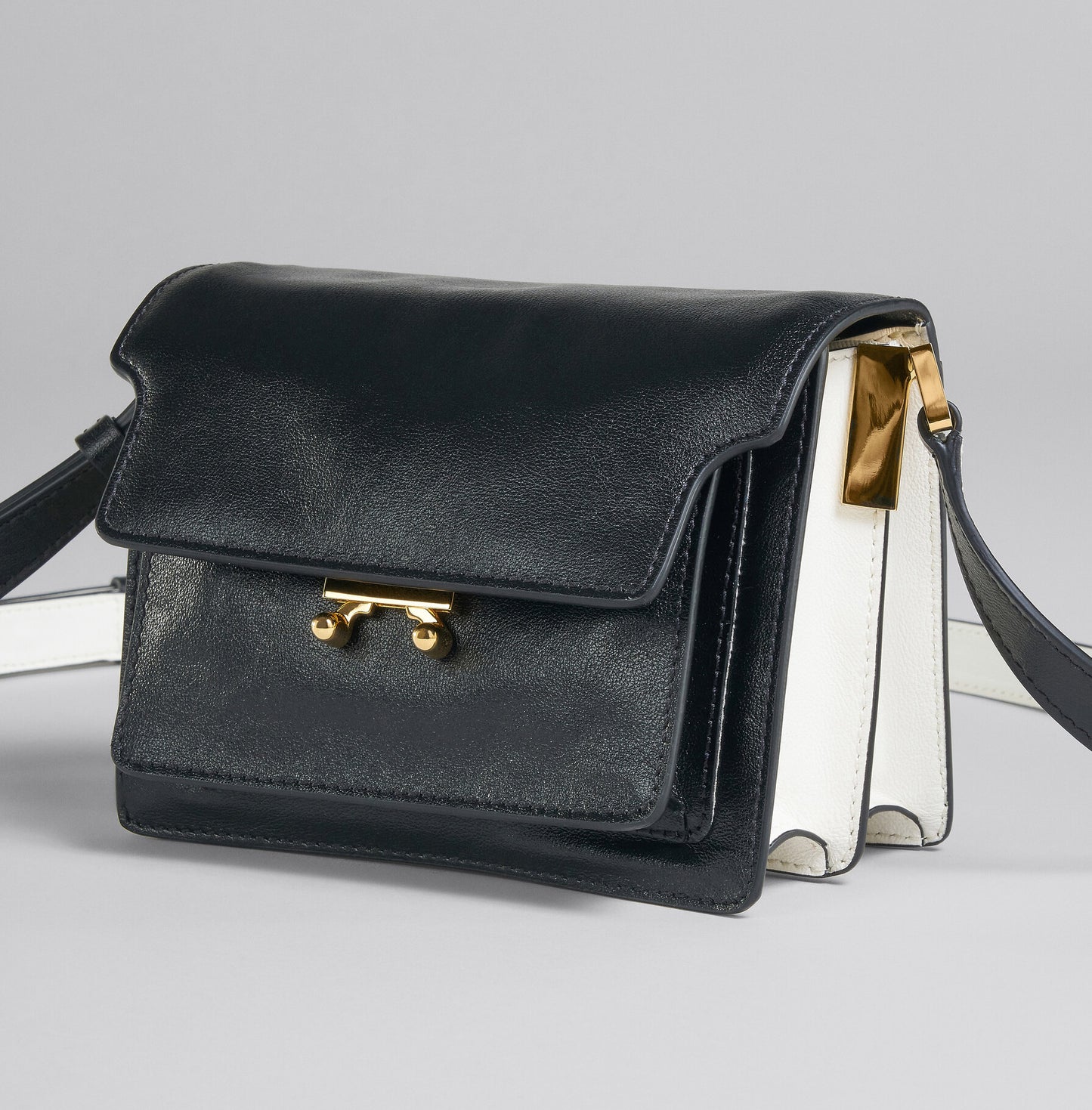 Marni Trunk Soft Mini Leather Shoulder Bag (SBMP0075U3)