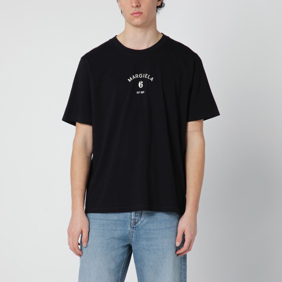 Maison Margiela Numeric Logo Cotton T-Shirt SH2GC0038 M20048 900 (Men’s Black)