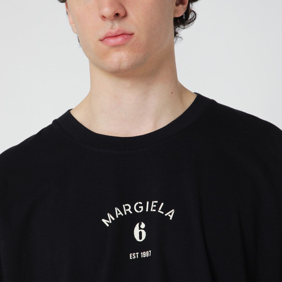 Maison Margiela Numeric Logo Cotton T-Shirt SH2GC0038 M20048 900 (Men’s Black)