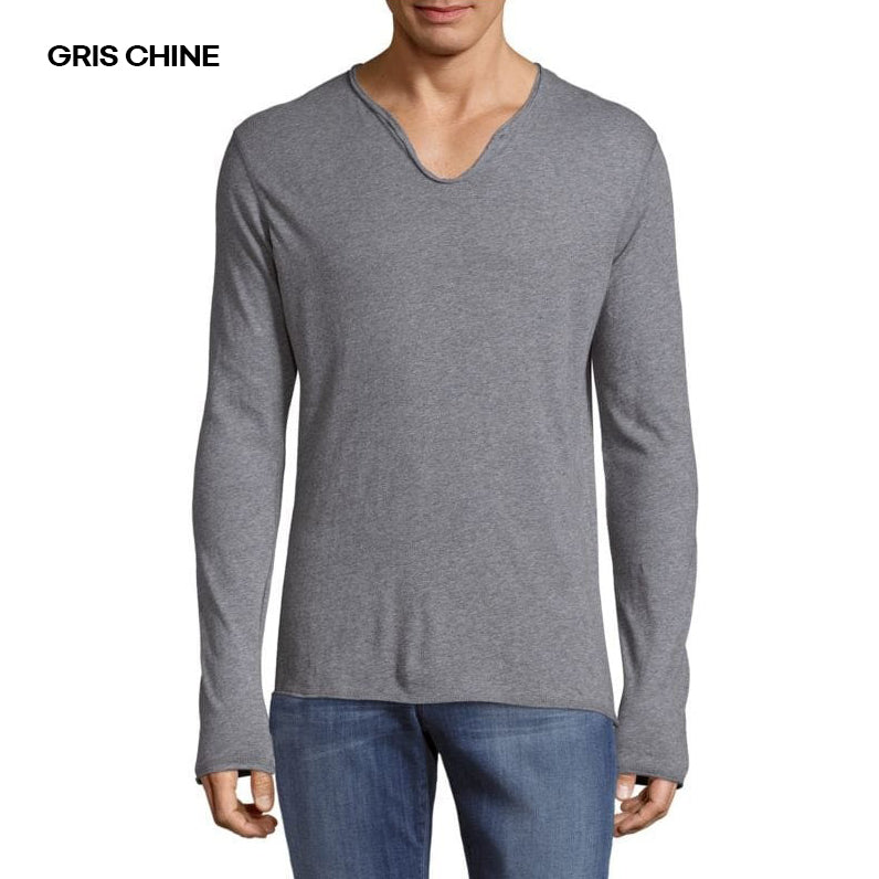 Zadig & Voltaire Monas ML Splitneck Tee (SETS7410H)