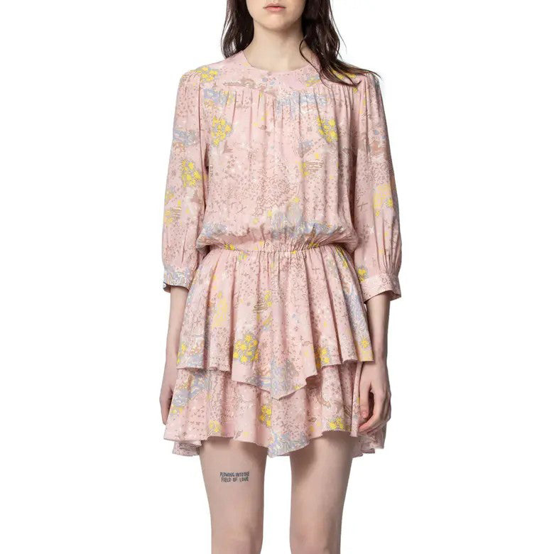 Zadig & Voltaire Rooka Print Glam Rock Top (SJCF0405F)