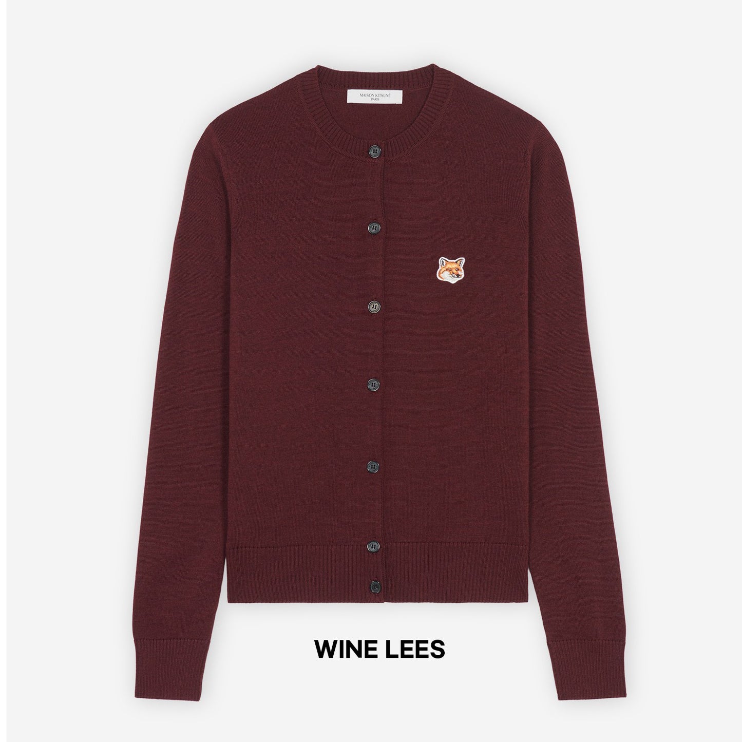 Maison Kitsuné Fox Head Patch Cardigan (JW00508KT1036)