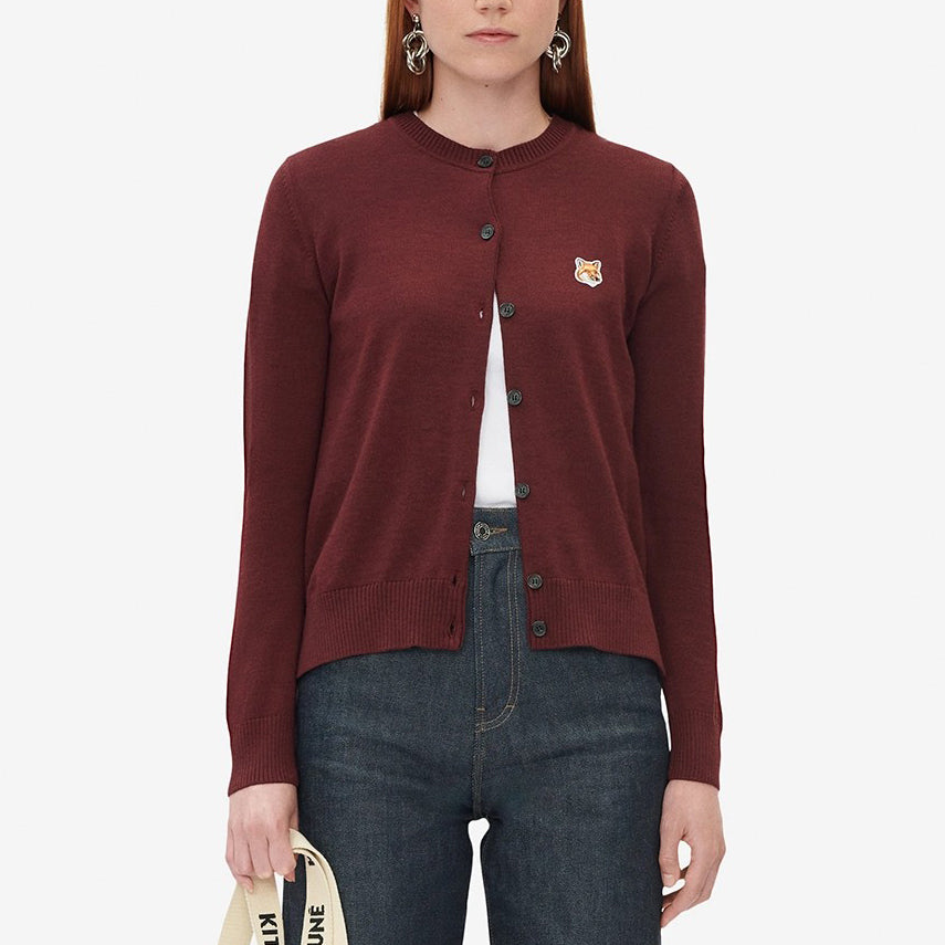 Maison Kitsuné Fox Head Patch Cardigan (JW00508KT1036)