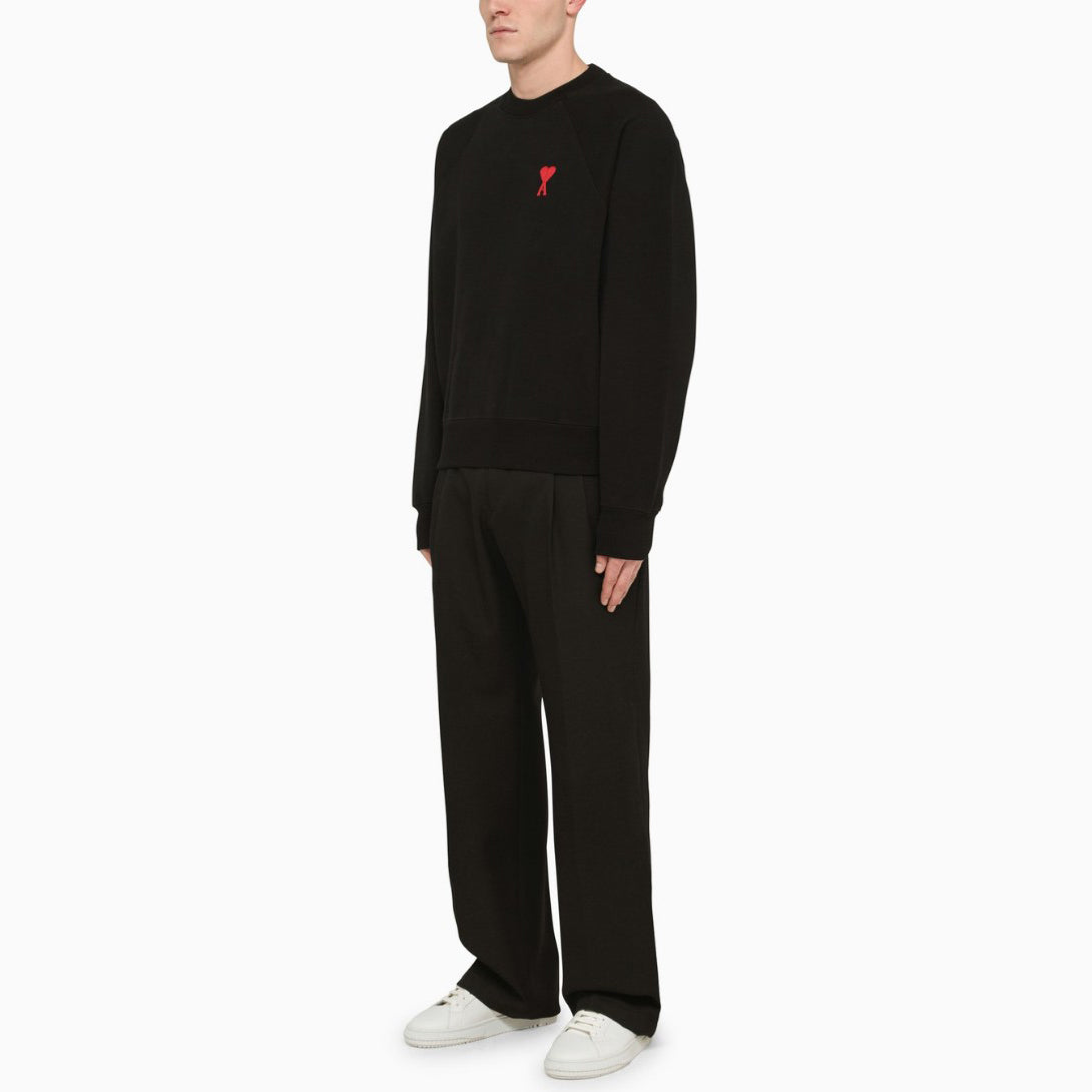 AMI Small Heart Logo Sweatshirt (USW004.747)